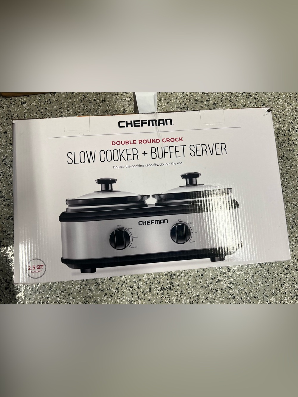 Chefman Slow Cooker and Buffet Server NEW IN BOX
